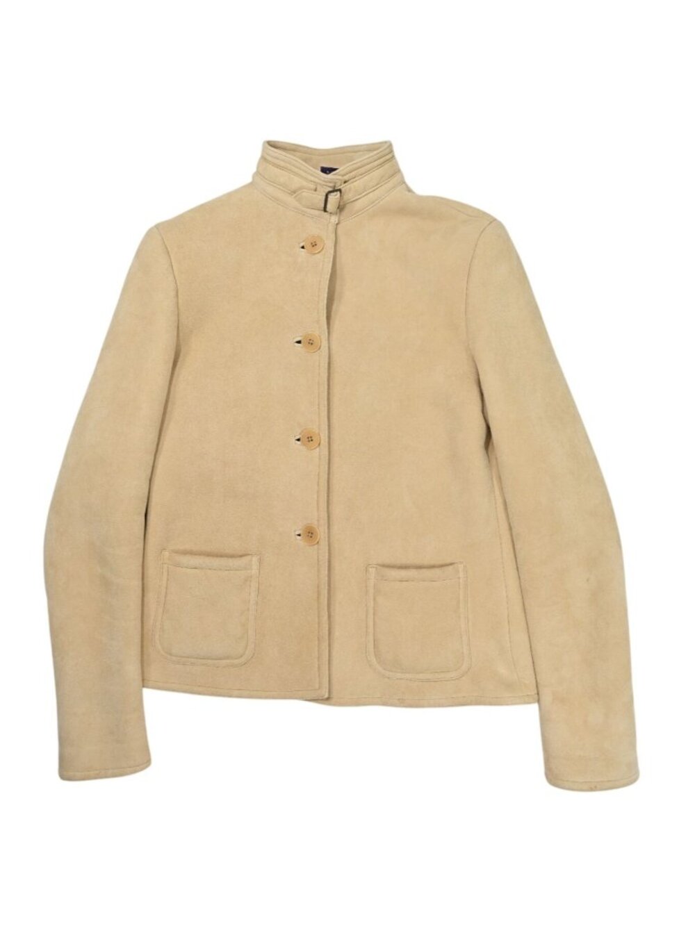 Vintage Ralph Lauren Collection Shearling Jacket in Tan